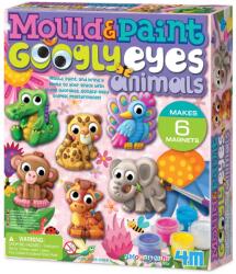 4M Atelier creativ Modeleaza si picteaza - Animale cu ochi mobili (4M-04800) - kidstory