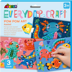AVENIR Set creativ Everyday Craft Pom Pom - confectioneaza un Axolotl (CH251959)