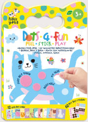 AVENIR Set creativ Dezlipeste-Lipeste-Joaca-te, Dots4Fun - Animale de ferma (HY253220)