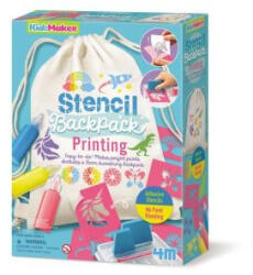 4M Set creativ - Imprimare cu sabloane pentru textile (4M-04788) - kidstory