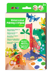 AVENIR Set creativ 2 in 1 - Pictura si Origami - Dinozauri (CH231880)