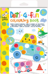 AVENIR Carte de colorat Dots4Fun - Mijloace de transport (HY253223) - kidstory