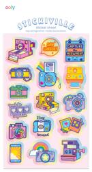 OOLY Abtibilduri holografice Stickiville Cute Cameras (120-176)