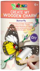 AVENIR Set creativ din lemn - breloc Fluture, colectia Creatii Naturale (CH232097)