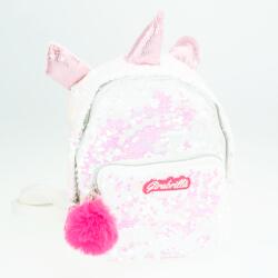 Nice Rucsac fetiță Girabrilla - model Unicorn cu paiete reversibile, bretele reglabile și buzunar frontal (NC02530)