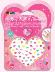 AVENIR Set inel si stickere pentru unghii, Fancy Me (FM258270) - kidstory