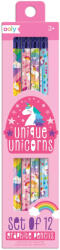 Ooly Creioane grafit HB, Unicorni - Set de 12 (128-179)
