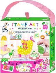 AVENIR Set portabil de ștampile Haku Yoka - Animalutele mele dragi (CS243202)