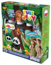 TUBAN SET TUBI JELLY (gel modelator) cu 3 culori - ANIMALE (TU3320)