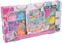 Nice Kit creativ DIY - coliere și brățări cu mărgele Heishi Pop, 500 piese, Perline ABC (NC87042)