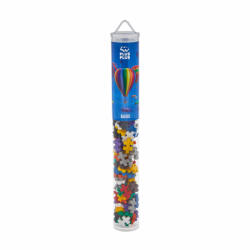 Plus-Plus Set constructie Plus-Plus, tub 100 piese, culori standard (PP4023) - kidstory