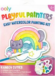 OOLY Kit acuarelă - Usor de pictat - Curcubeu, Playful Painters (161-145)