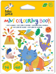 AVENIR Mini Carte de Colorat Hakuyoka - Dinozauri (HY253180) - kidstory