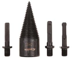 Keltin Vârf de despicat lemn 42mm + set 3adaptoare 60612 (K02397)