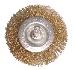 MAR-POL Perie sârmă rotundă - sârmă fină de oțel 65mm 04114 (M06965)