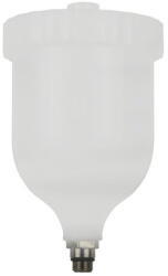 GEKO Rezervor din plastic pentru pistol de vopsit 600ml, filet exterior 63055 (G01169)