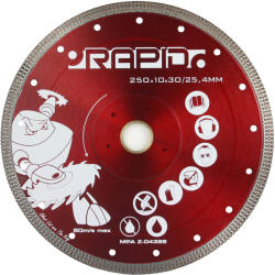 MAR-POL Disc diamantat de tăiere SILENT CUT 250x10x30/25, 4mm 40007 (M08711) Disc de taiere