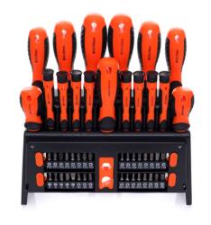 Kraft&Dele Set de șurubelnițe și biți în suport 50 buc + magnetizator 16537 (KD10950) Surubelnita