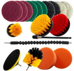 SATRA Set perii de curățare pentru mașina de găurit 20 piese 16286 (S-CLEAN21)