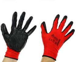 GEKO Mănuși de protecție 10" Red Nitril 06596 (G73582)