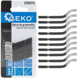 GEKO Lame interschimbabile pentru unelte de debavurare 10 buc HSS M2 61403 (G15037A)