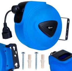 GEKO Tambur electric pentru cablu 15m+1, 5m 60643 (G17521)
