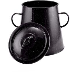 Perfect Home Recipient de unt cu suprafață emailată 5l 17cm negru 54207 (10452)
