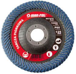 MAR-POL Discuri abrazive lamelare 125mm P60 pentru sudură 61247 (M07975)