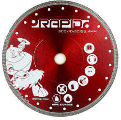 Rapid Disc diamantat SILENT CUT 300mm x 10mm x 25, 4/30mm 14220 (M08712) Disc de taiere
