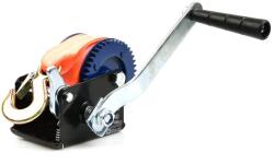 GEKO Troliu manual cu chingă de 5m 800lbs 60752 (G01084)