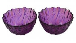 Perfect Home Set de 2 piese de boluri adânci din sticlă Violet 51923 (16216) Castron