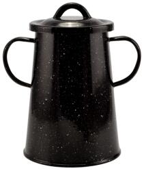 Perfect Home Recipient de unt cu suprafață emailată 2L 12cm negru 54248 (10445)