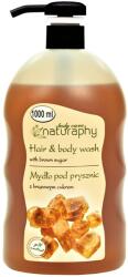 Naturaphy Gel de duș și șampon 2în1 cu zahăr brun Naturaphy 1000ml 30065 (5908311416785)