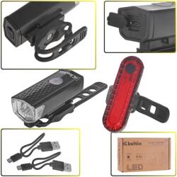 Keltin Lămpi impermeabile de bicicletă USB IP54 63406 (K02311)