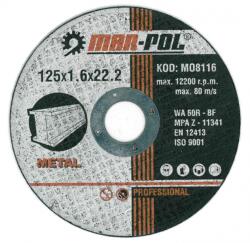 VERKE Disc debitare metale 125mm x 1.6mm x 22.2mm 00435 (V44112) Disc de taiere