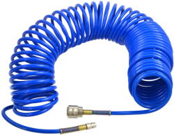 GEKO Furtun spiralat aer comprimat PU 15m 5mm x 8mm 15888 (G02967)