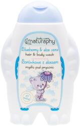 Naturaphy Gel de duș și șampon 2 în 1 pentru copii cu afine și aloe vera Naturaphy 300ml 30031 (5908311418321)