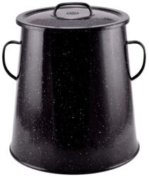 Perfect Home Vas de grăsime cu suprafață emailată 20L 25, 5cm negru 54257 (10459)