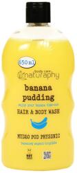 Naturaphy Gel de duș și șampon 2în1 cu budincă de banane și aloe vera Naturaphy 650ml 30042 (5908311417805)