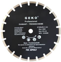 MAR-POL Disc diamantat segmentat ASFALT 350mm x 10mm x 25.4mm 00355 (M08778) Disc de taiere