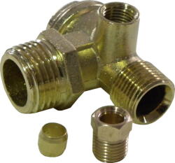 GEKO Supapă de reținere pentru compresor 1/2" x M14 x 1/4" 04561 (G80308)