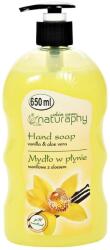 Naturaphy Săpun lichid cu vanilie și aloe vera Naturaphy 650ml 30006 (5908311416600)