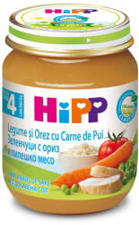 Hipp Meniu Hipp legume si orez cu carne de pui de la 4 luni 125 g (RO6253)