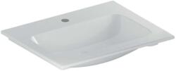 Geberit iCon - Bútor mosdókagyló 600x480x130 mm, túlfolyó nélkül, csapfurattal, KeraTect, fehér 501.843. 00.2 (501.843.00.2)
