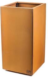 G21 Corten Square virágláda, 40 x 80 x 40 cm (KV-G21-COR448)