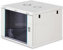 ASSMANN DN-37106 19" 9U 474x600x600mm lapraszerelt üvegajtós szürke Dynamic-N fali rack szekrény (DIGITUS_DN-37106) (DIGITUS_DN-37106)