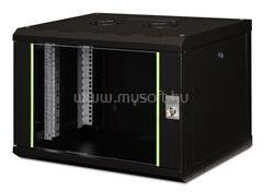 ASSMANN DN-19 07-U-SW 19" 7U 420x600x450mm lapraszerelt üvegajtós fekete Unique fali rack szekrény (DIGITUS_DN-1907-U-SW) (DIGITUS_DN-1907-U-SW)