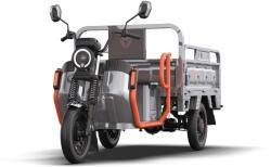 Yadea ET155H Elektromos Áruszállító Háromkerekű Szürke (72V 58AH GRAFÉN, 38KM/H, 3000W, 100N·M, 227KG)
