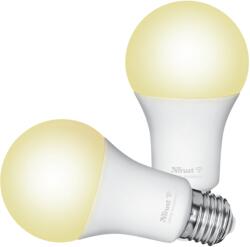 Trust Pachet 2 becuri Trust LED CCT WiFi, E27, luminozitate 806 lm, clasa energetica A+ (71298)