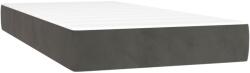 vidaXL sötétszürke bársony zsebrugós ágymatrac 80x220x20 cm 13.8 kg (4016595VidaXL)